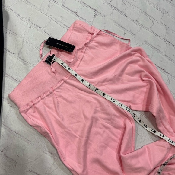 BCBG MAX AZRIA Women’s Pink Lounge Yoga Pants Vintage Y2K Mid Rise Small NWT - Picture 3 of 16